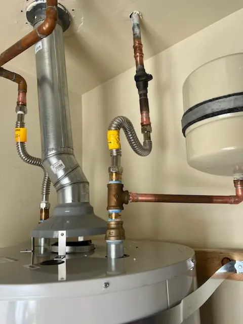 Water heater installation and plumbing repair in Rose Hill Estates