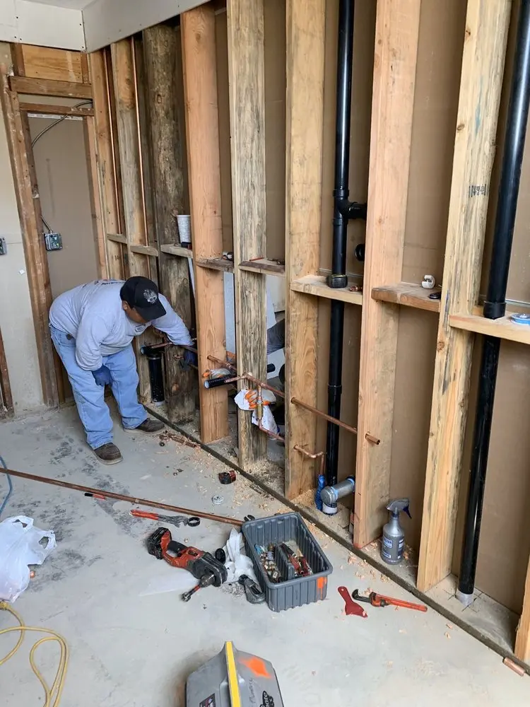 Commercial rough-in plumbing for Trenchless Sewer Repair in Rose Hill Estates